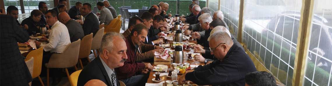 Muhtarlar ve STK temsilcileri ile kahvaltı