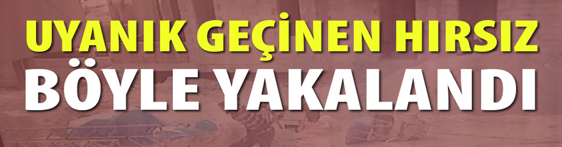 Demir hırsızı suçüstü yakalandı