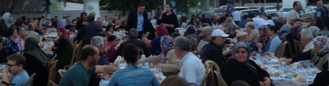 İnanlı sakinleri iftarda buluştu