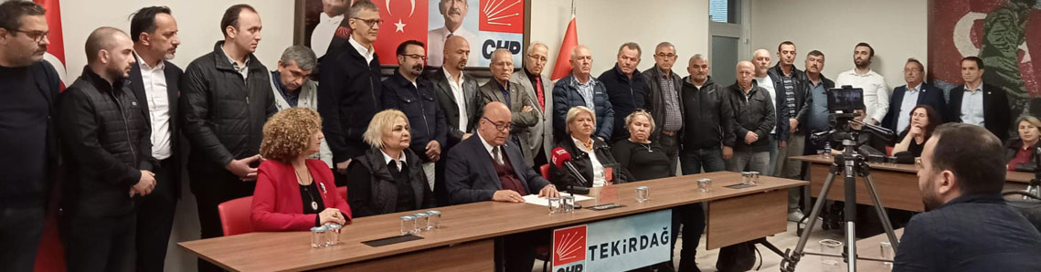 İstifalar CHP İl Yönetimi
