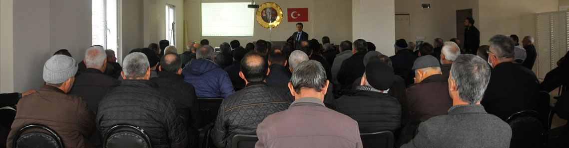 Kırsal kalkınma kapsamında çiftçilere bilgilendirme