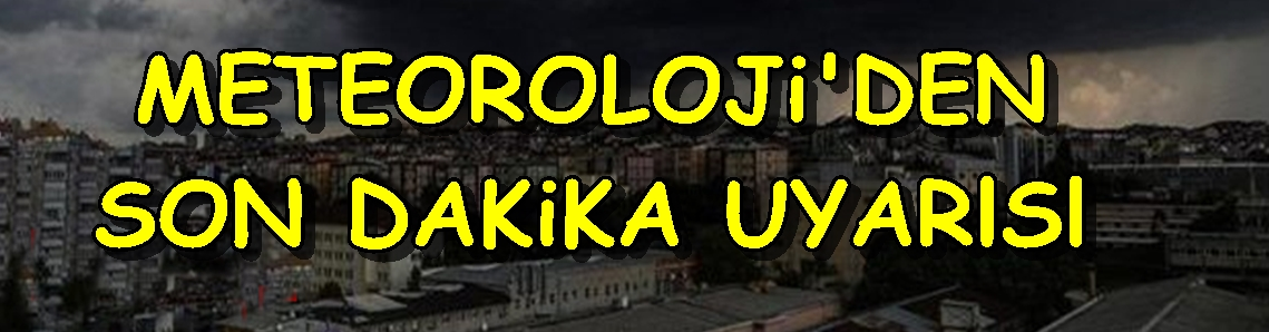AFAD ve Meteoroloji