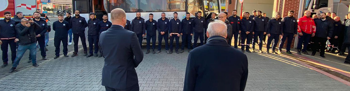 Kahraman ekip Tekirdağ