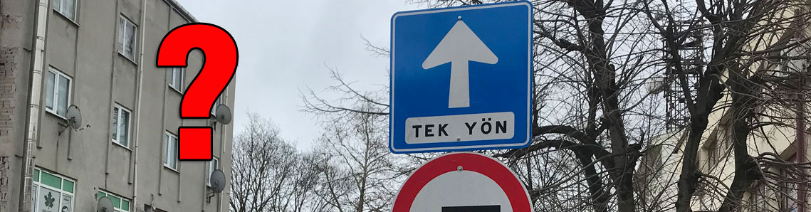 Vatandaş tek yöne alışamadı