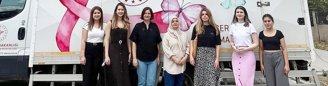 Mobil mamografi aracı çekimlere başladı