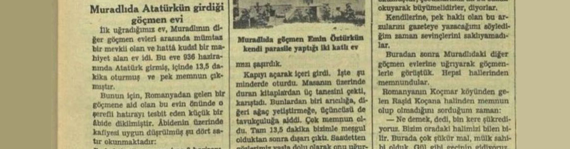 Akşam Gazetesi arşivinden Muratlı